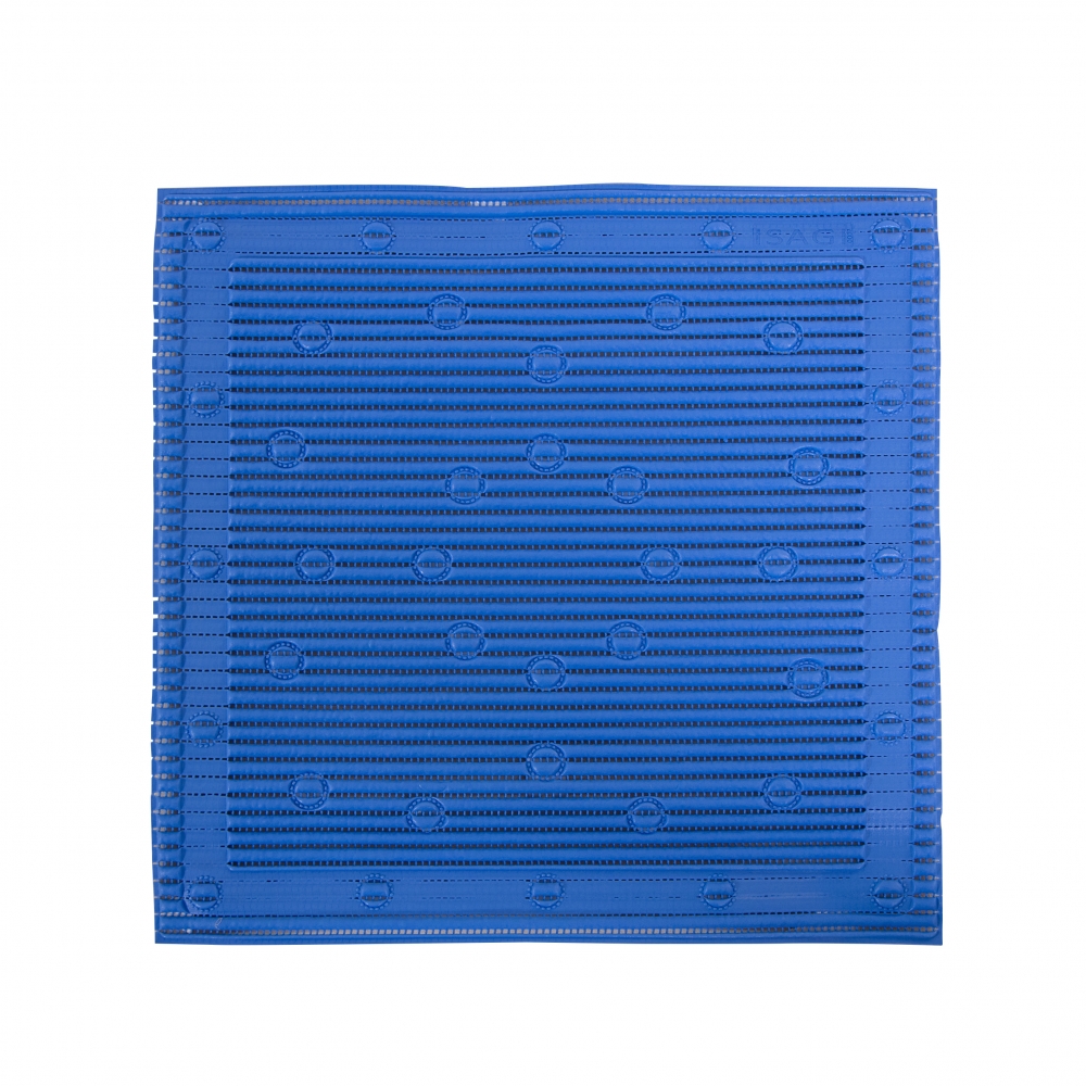 Tapis de douche antidérapant - Bleu 50 x50cm
