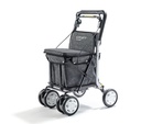 Rollator caddy de courses gris LETT800